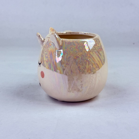 10 Strawberry Street Whimsical Cupboard Iridescent Unicorn Ceramic Mug White - Picture 2 of 8